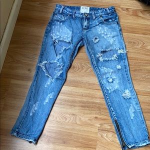 One Teaspoon Low waist ,short rise rigid skinny